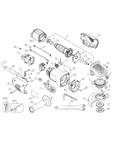 Grinder assy