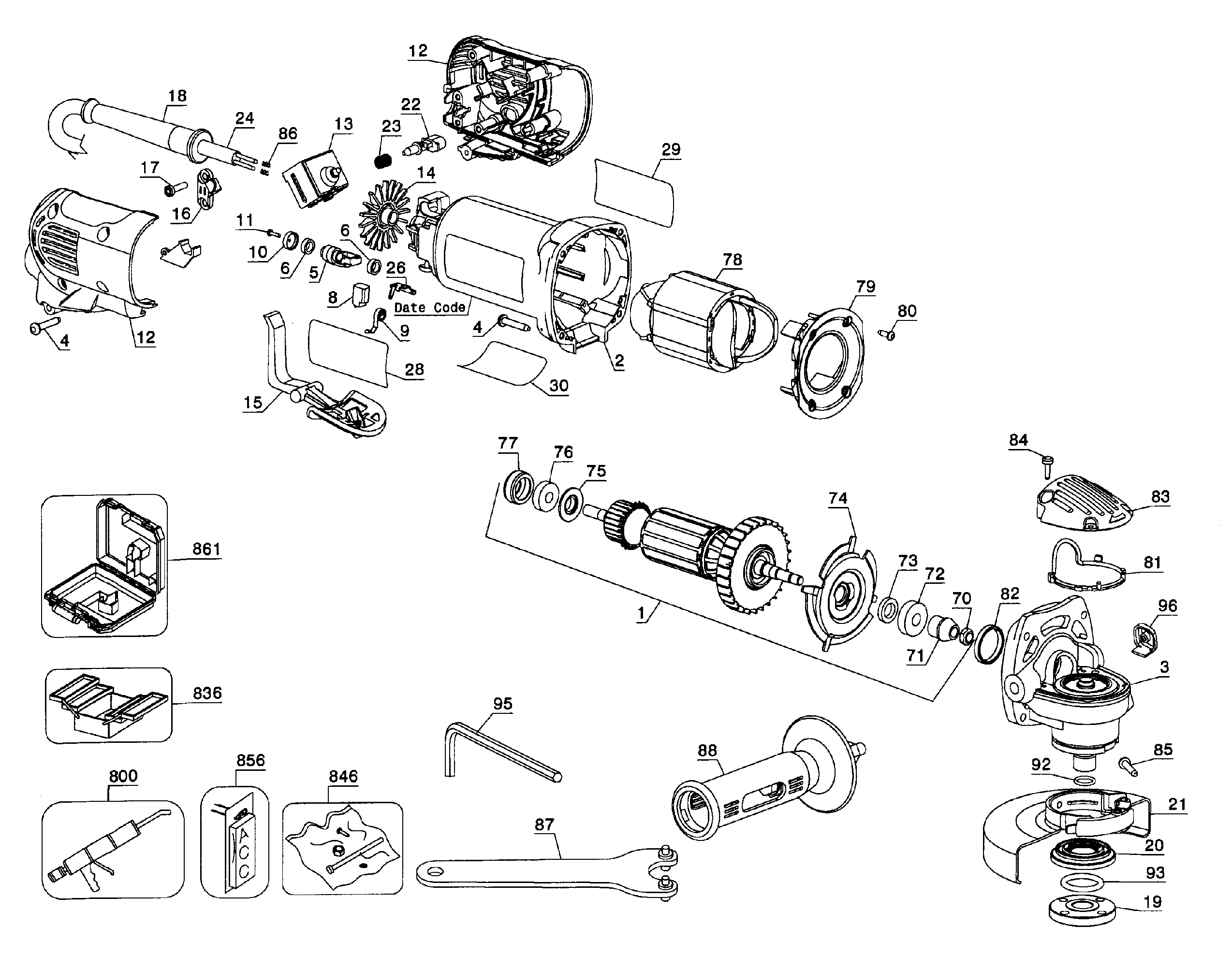 Grinder assy