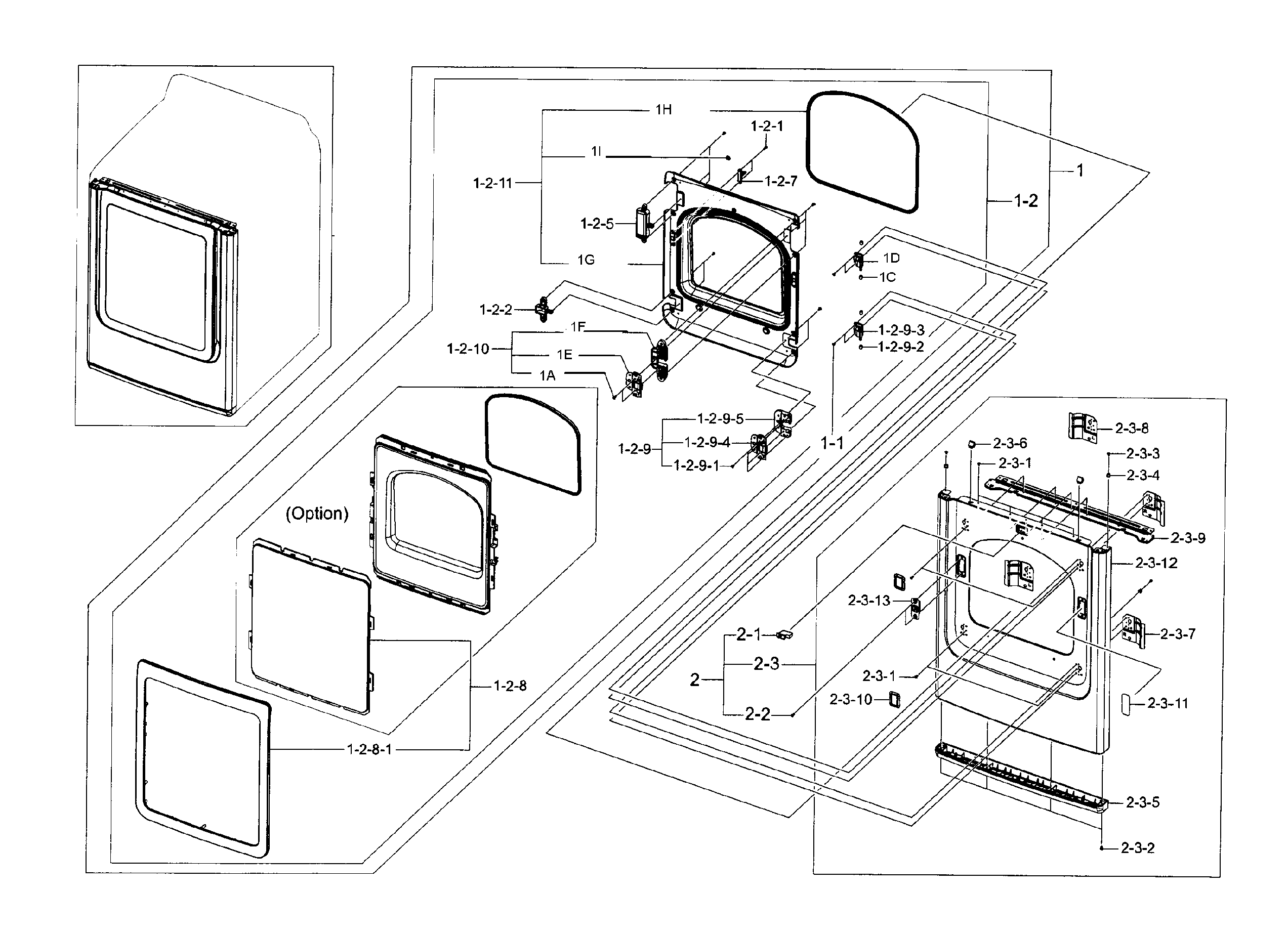 FRAME FRONT & DOOR