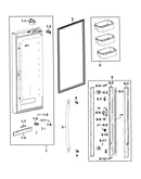 Refrigerator door l