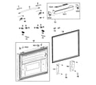 Samsung RFG293HAPN/XAA-00 freezer door diagram