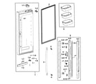 Samsung RFG293HAPN/XAA-00 refrigerator door l diagram
