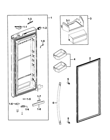 Refrigerator door r