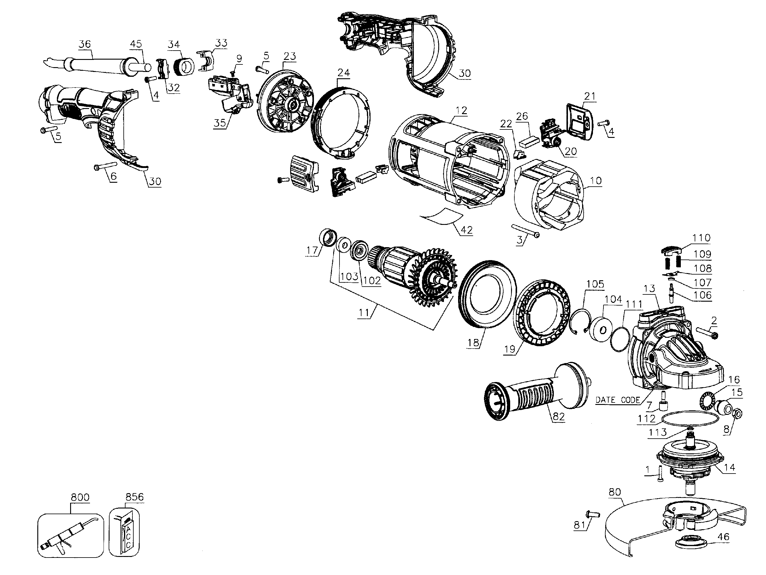 Grinder assy
