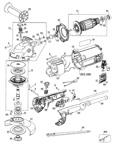 Grinder assy