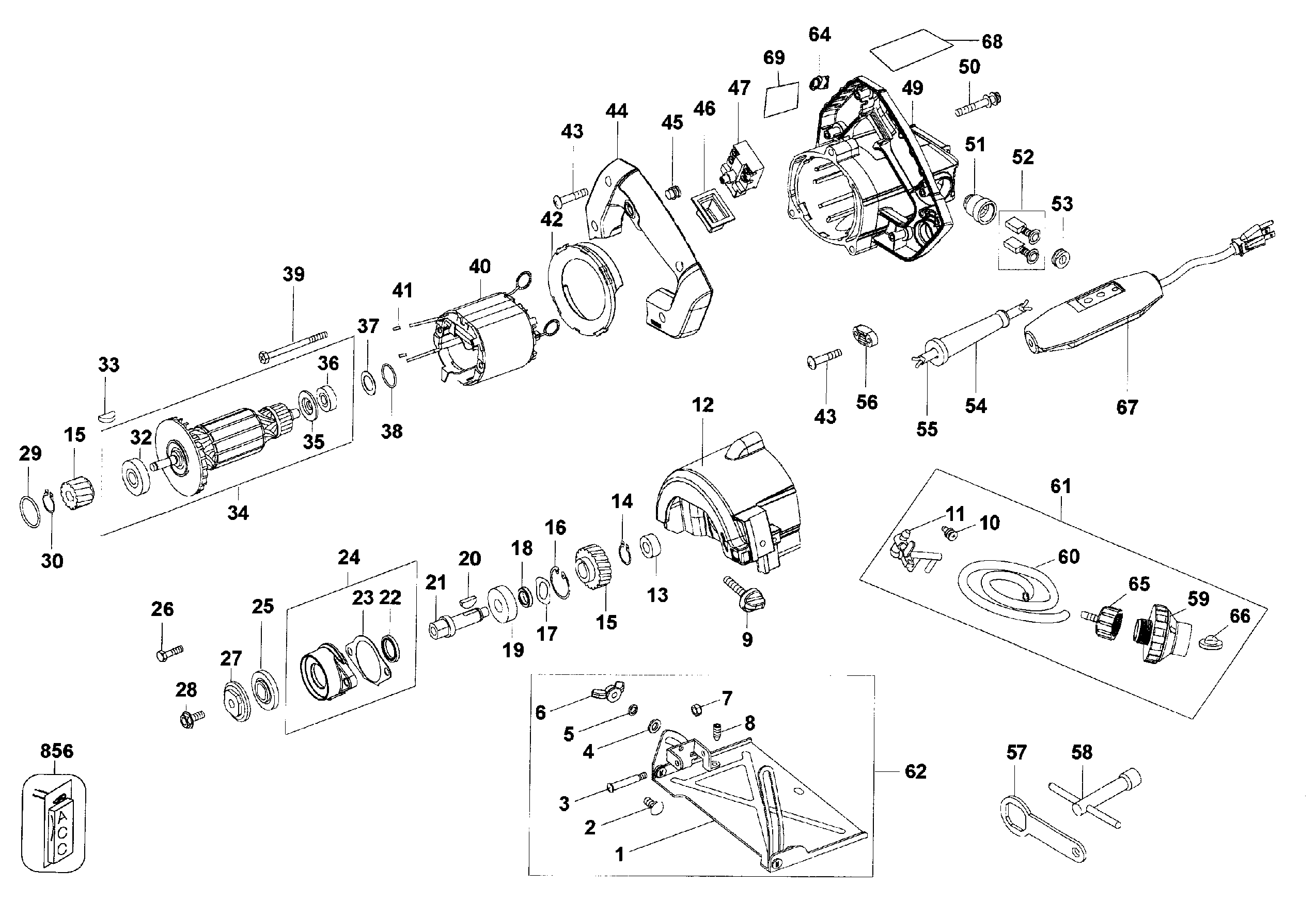 Saw assy