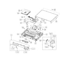 Samsung HT-EM35/ZA-NF02 cabinet parts diagram