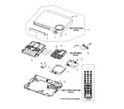 Samsung BD-F5700/ZA-JJ02 cabinet parts diagram