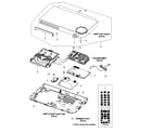 Samsung BD-F5900/ZA-HJ01 cabinet parts diagram