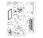 Samsung RF23HCEDBBC/AA-00 refrigerator door l diagram