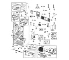 Samsung RFG293HARS/XAA-01 cabinet diagram