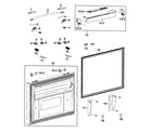 Samsung RFG293HARS/XAA-01 freezer door diagram