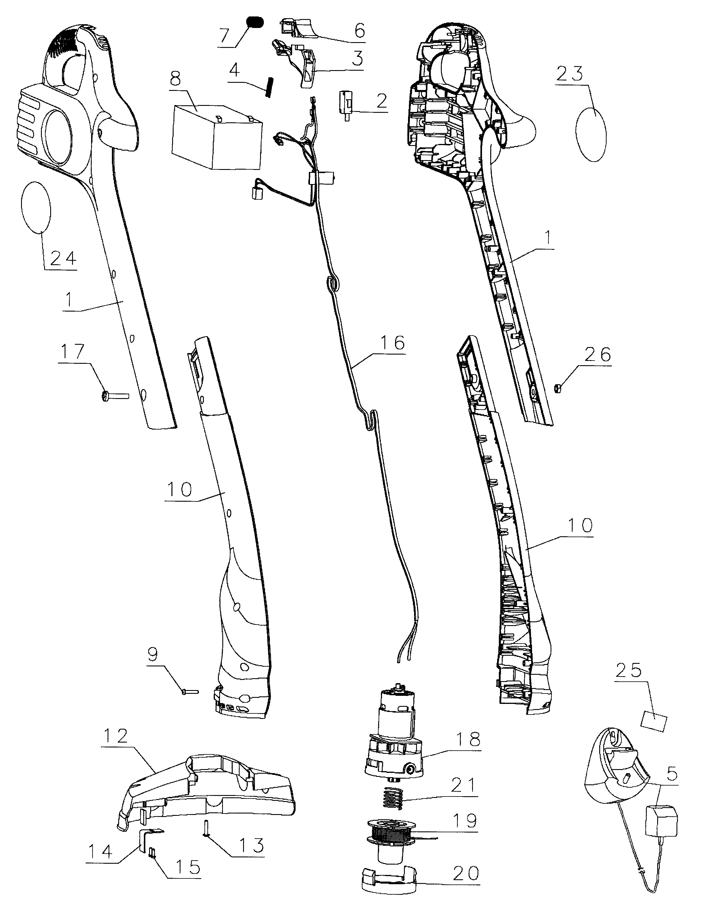 Trimmer assy