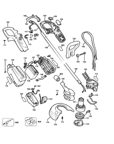 Trimmer assy