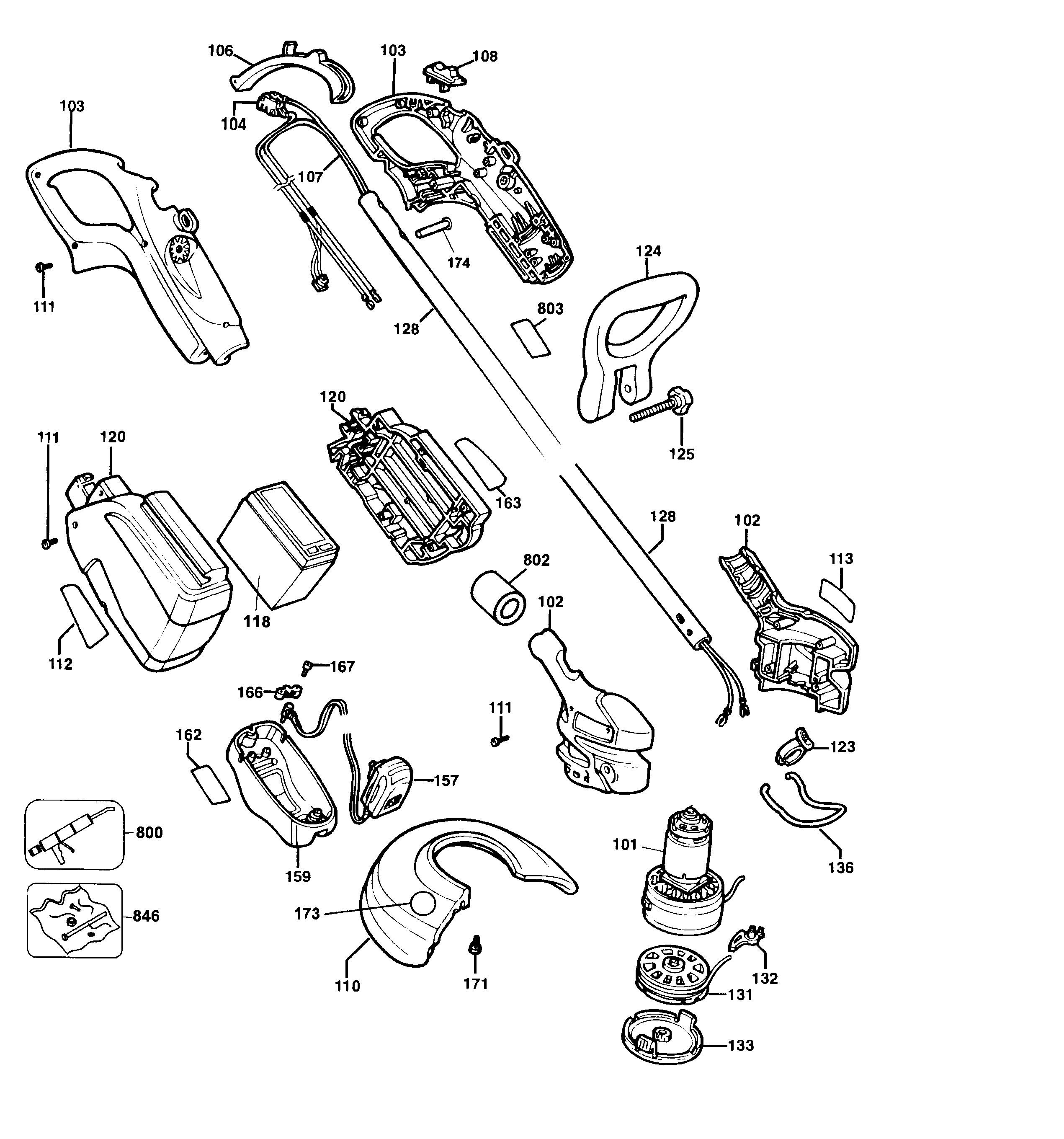 Trimmer assy