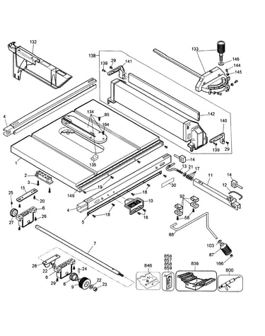 Table assy
