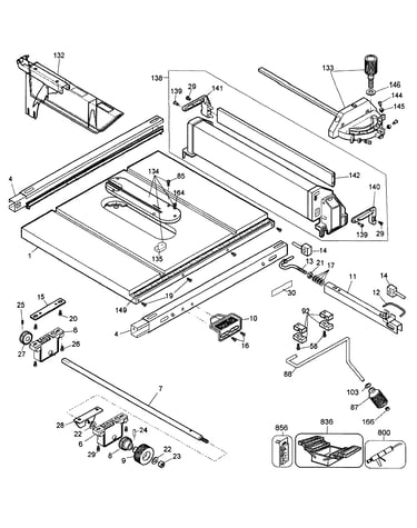 Table assy