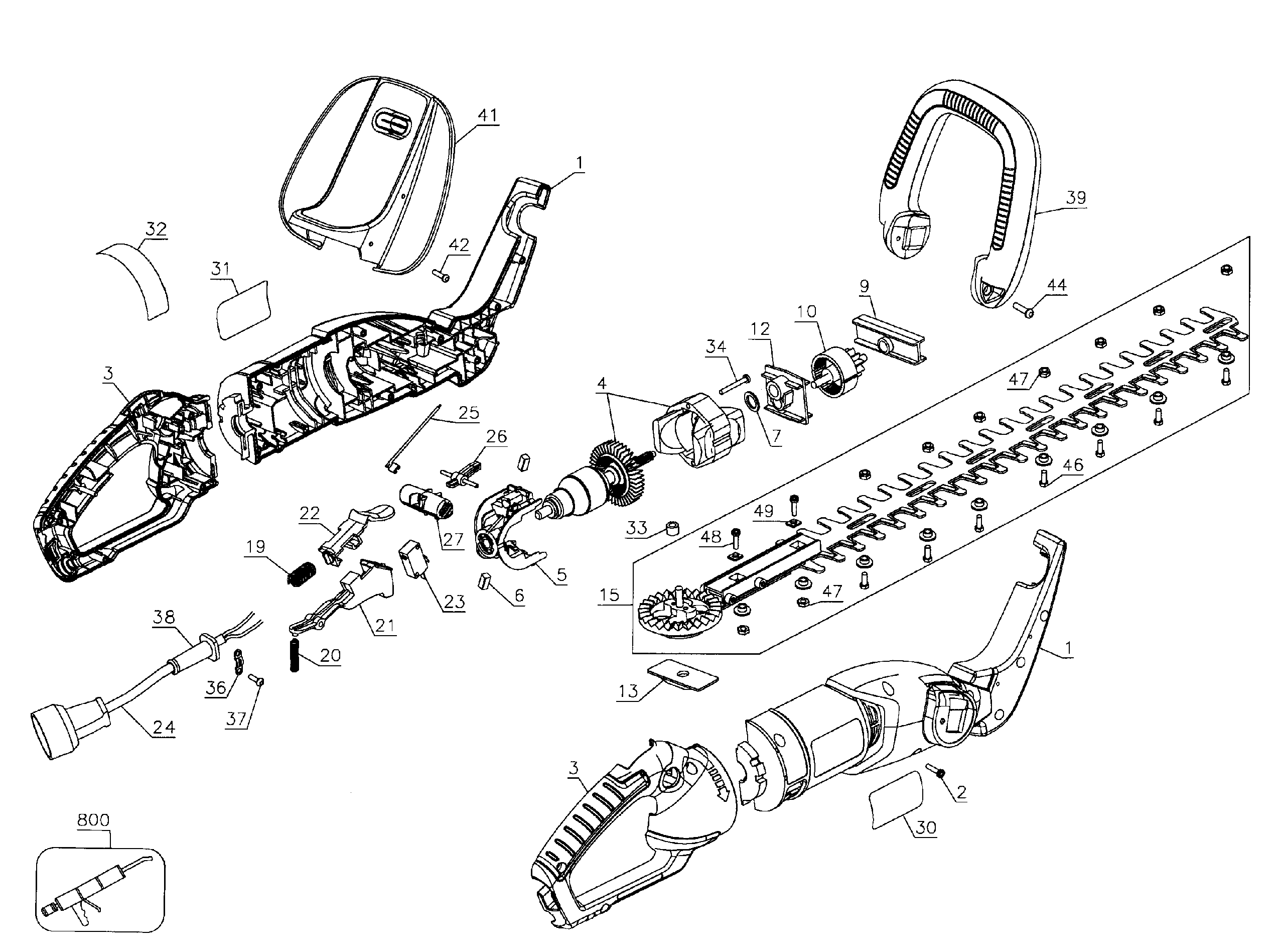 Trimmer assy