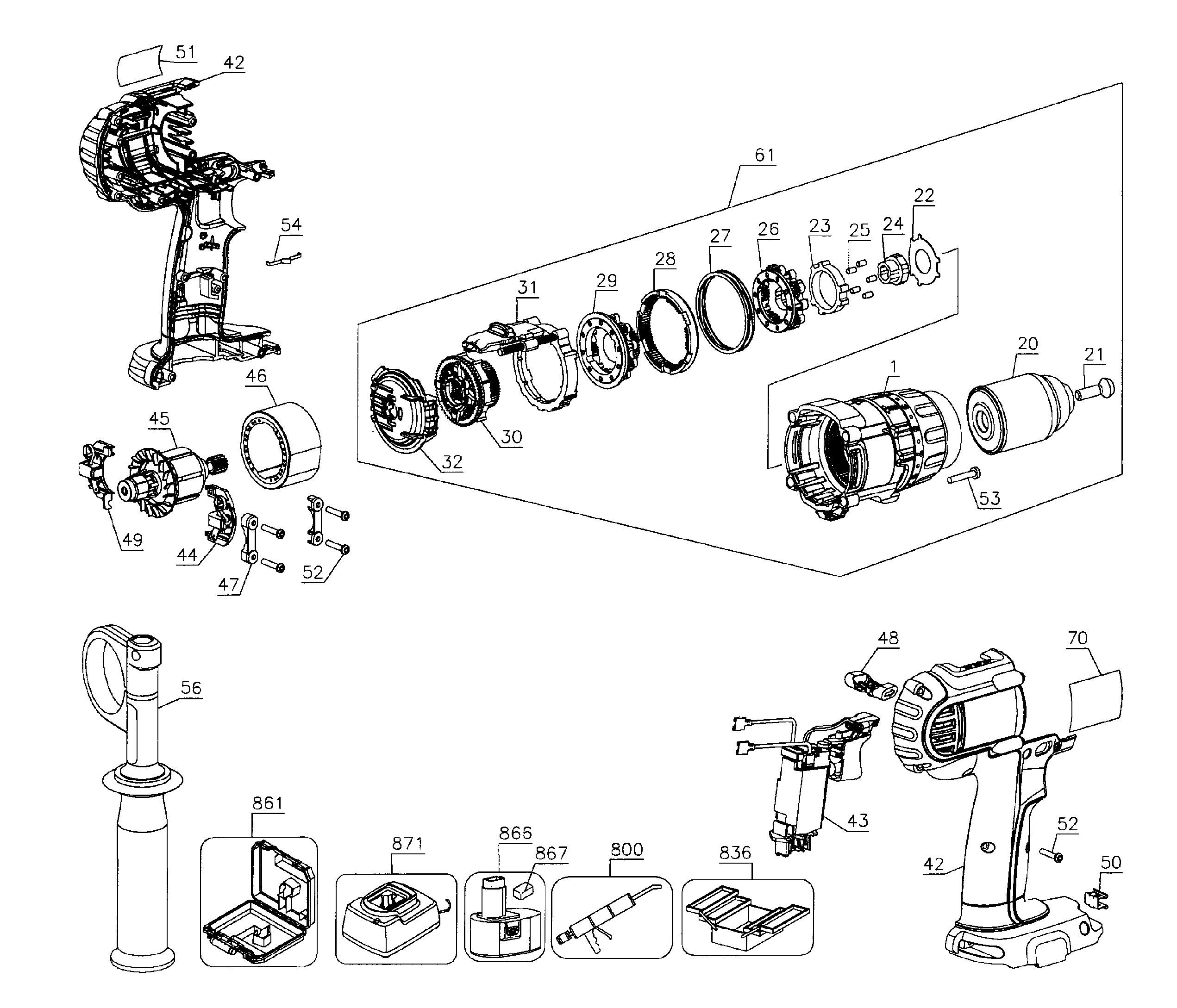 Drill assy