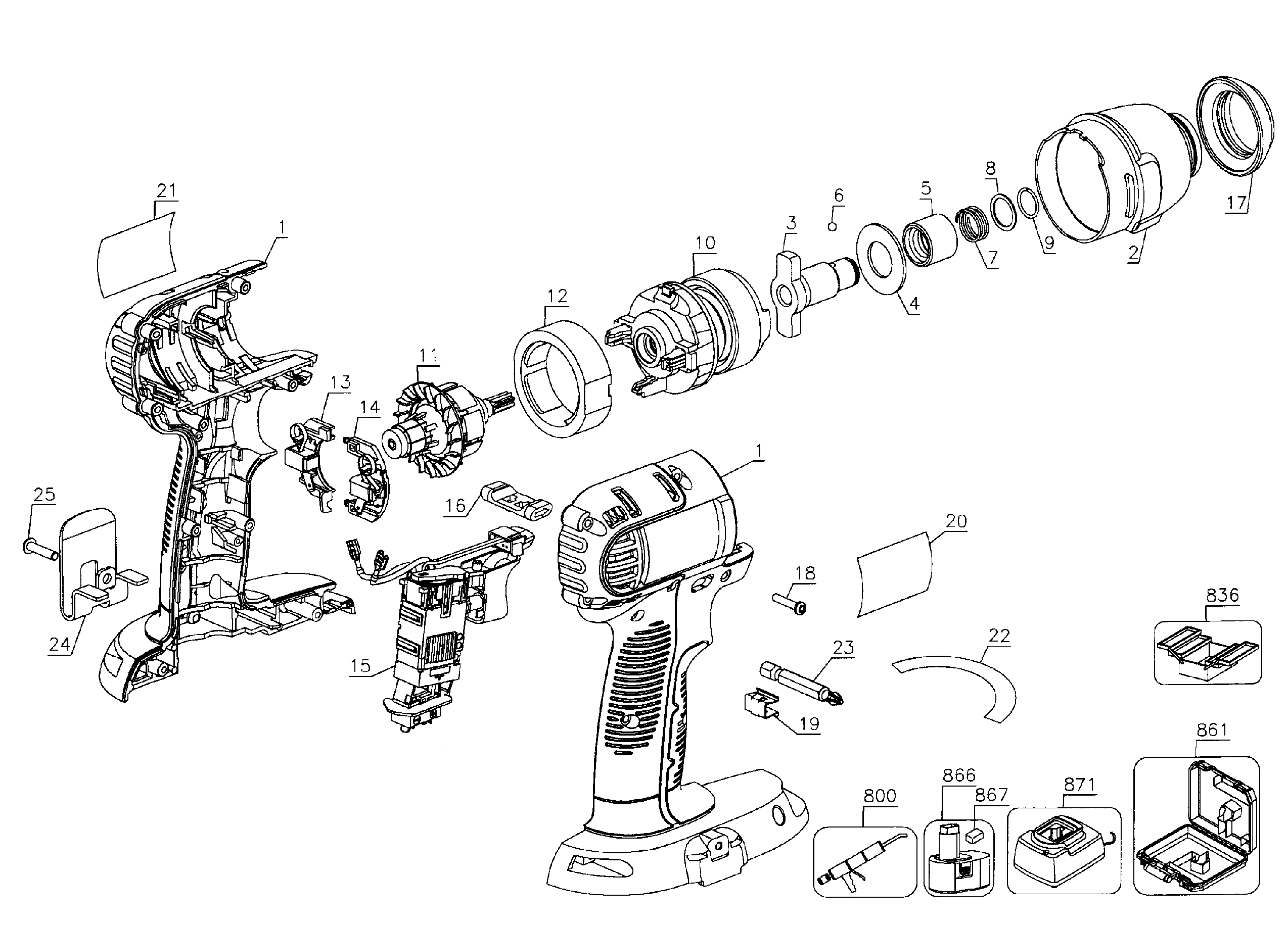 Drill assy