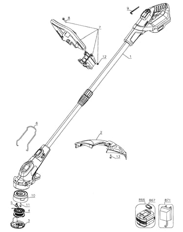 Trimmer assy