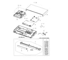 Samsung BD-E5700/ZA-MG01 cabinet parts diagram