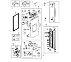 Samsung RF23HCEDBWW/AA-00 refrigerator door l diagram