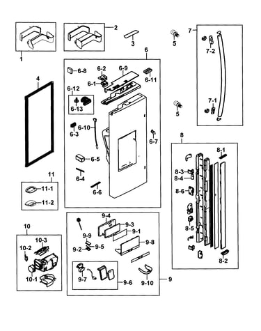 Refrigerator door l
