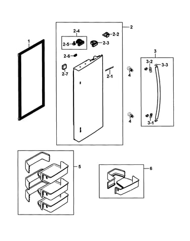 Refrigerator door r