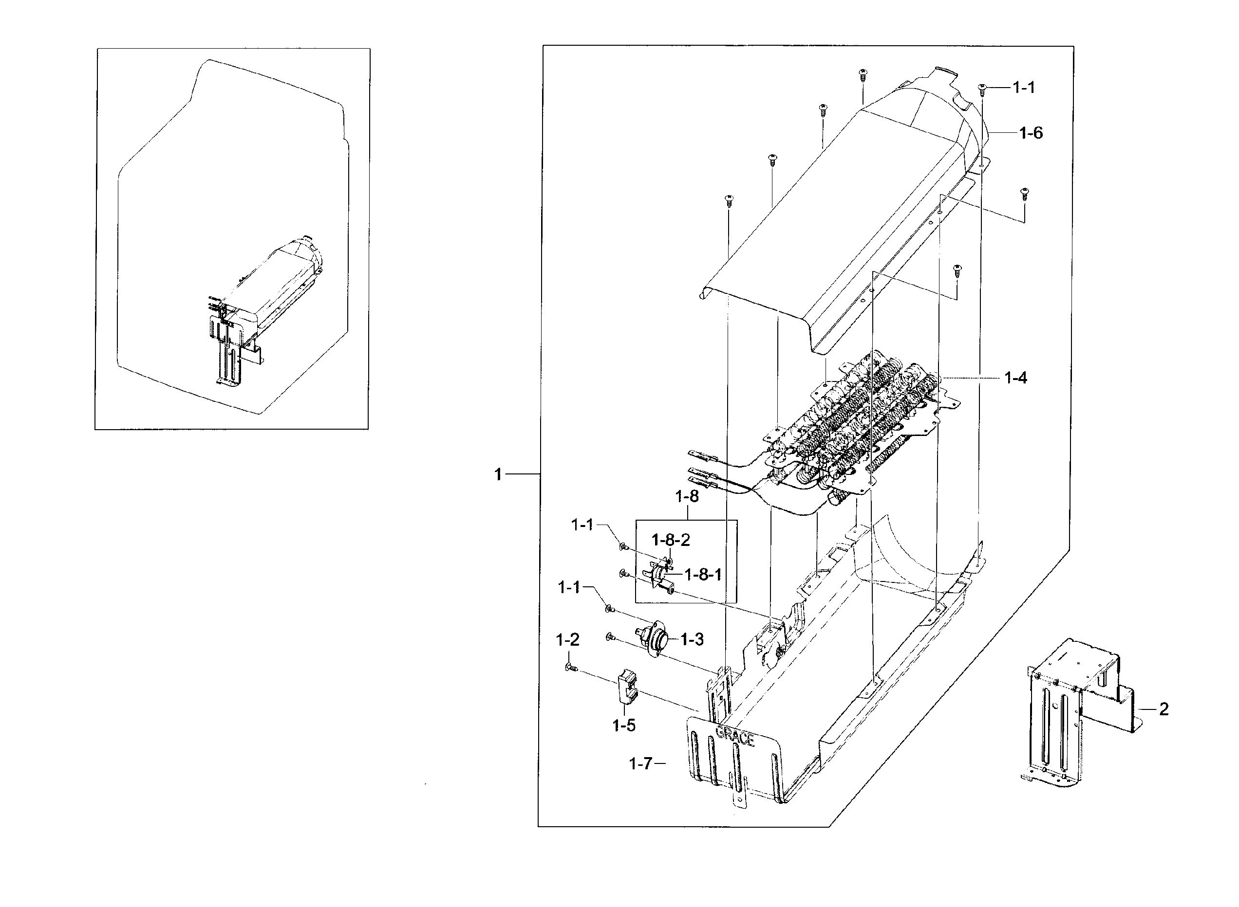 Duct heater-electric