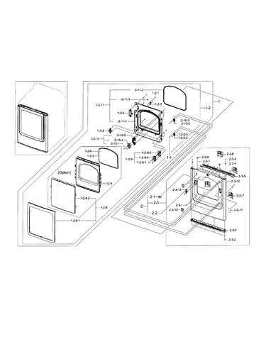 Frame front & door