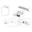 Samsung DV45H7200EW/A2-00 control panel diagram