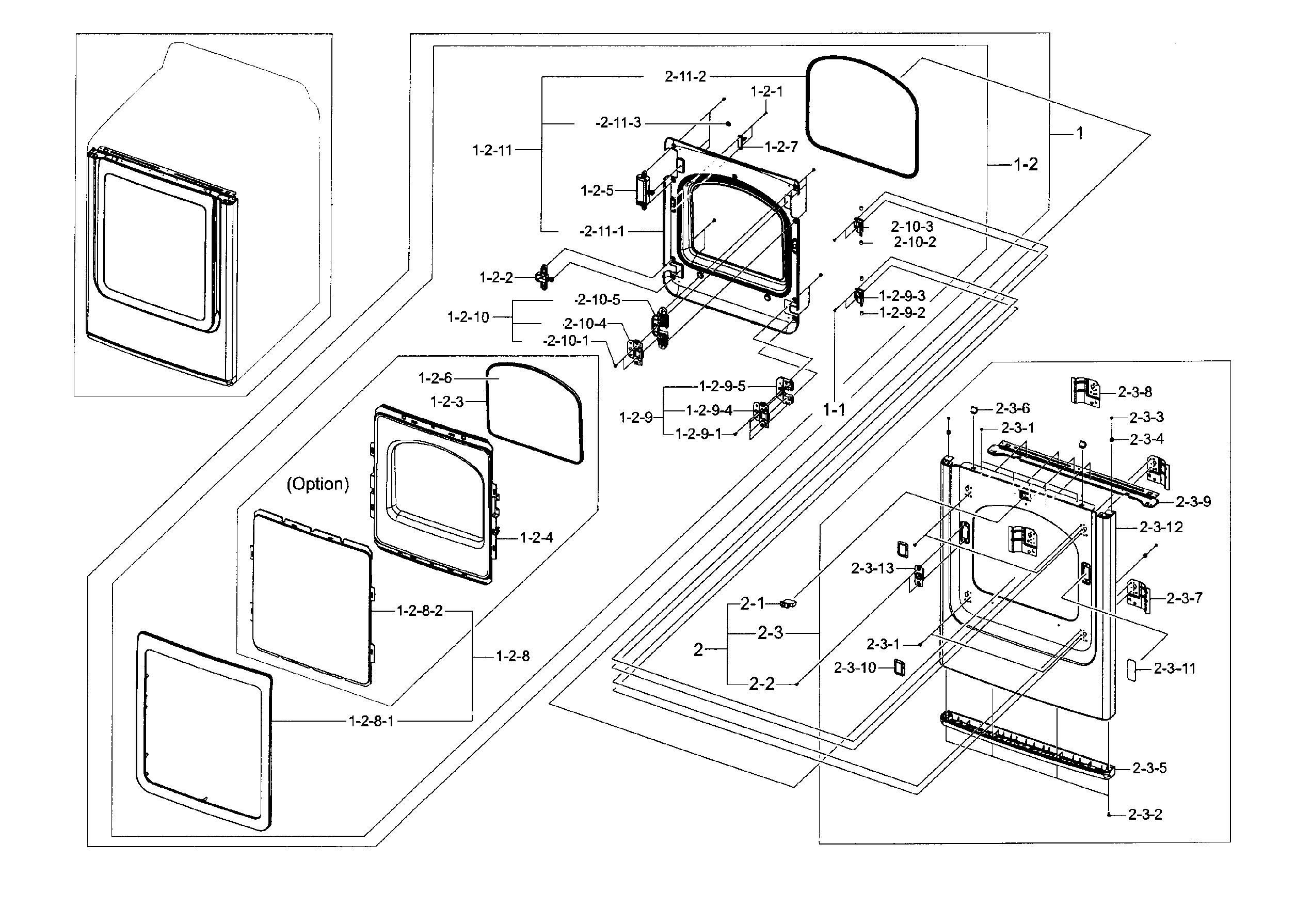 Frame front & door