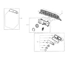 Samsung DV56H9000GP/A2-00 control panel diagram