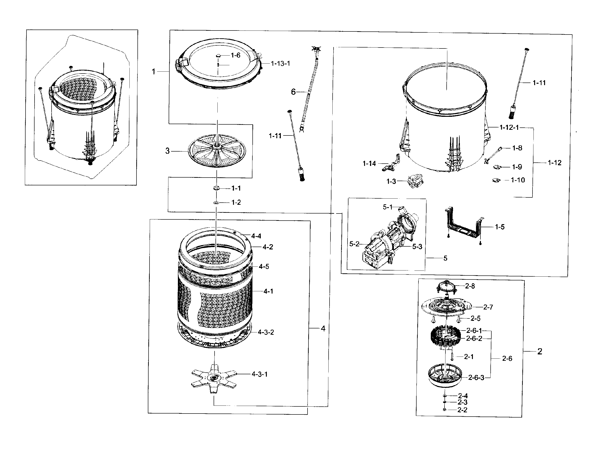 Tub parts