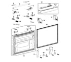 Samsung RF26XAZRS/XAA-00 freezer door diagram