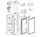 Samsung RF26XAZRS/XAA-00 refrigerator door l diagram