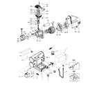 DeWalt D55150 TYPE 1 compressor assy diagram