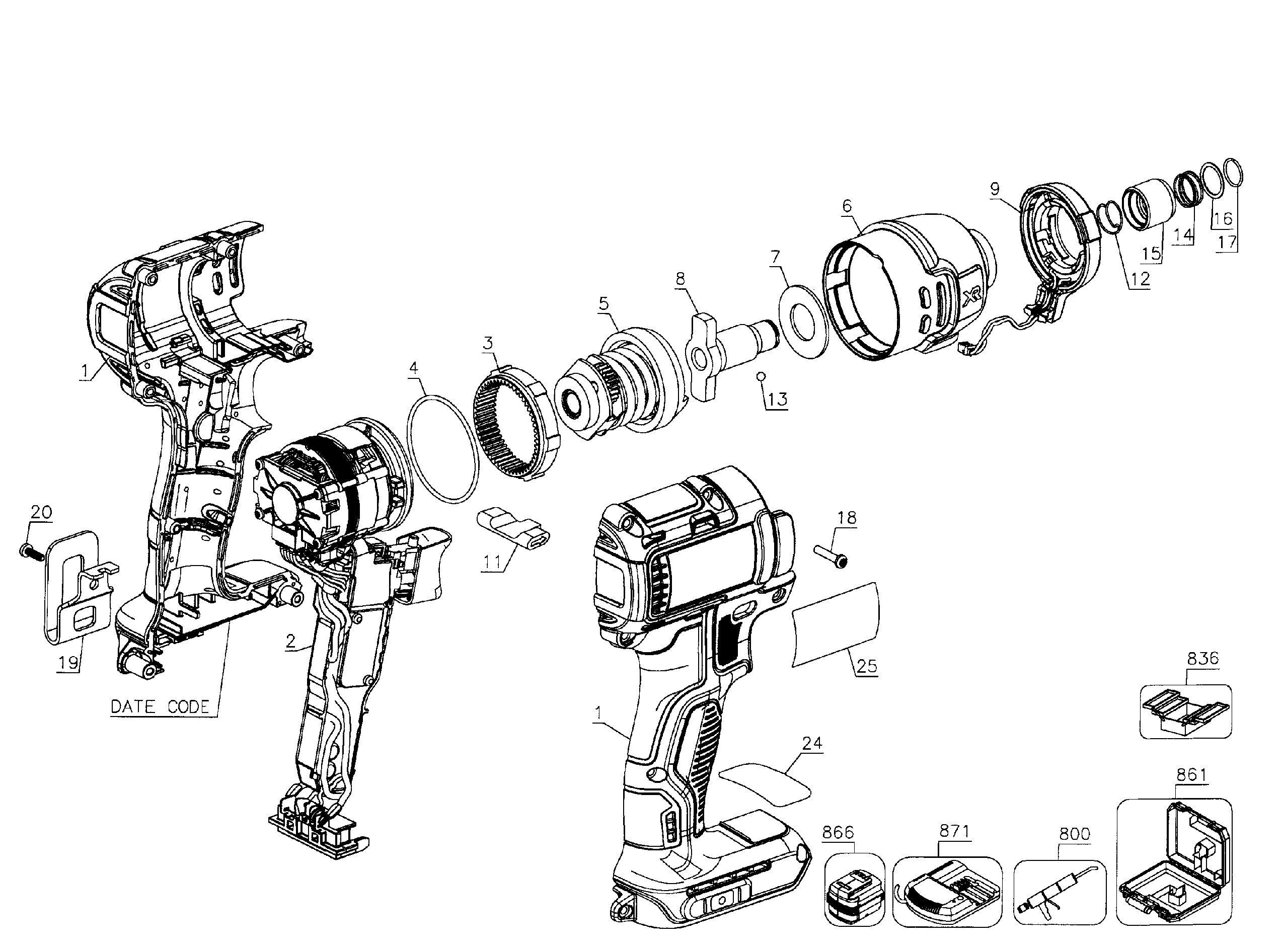 Drill assy