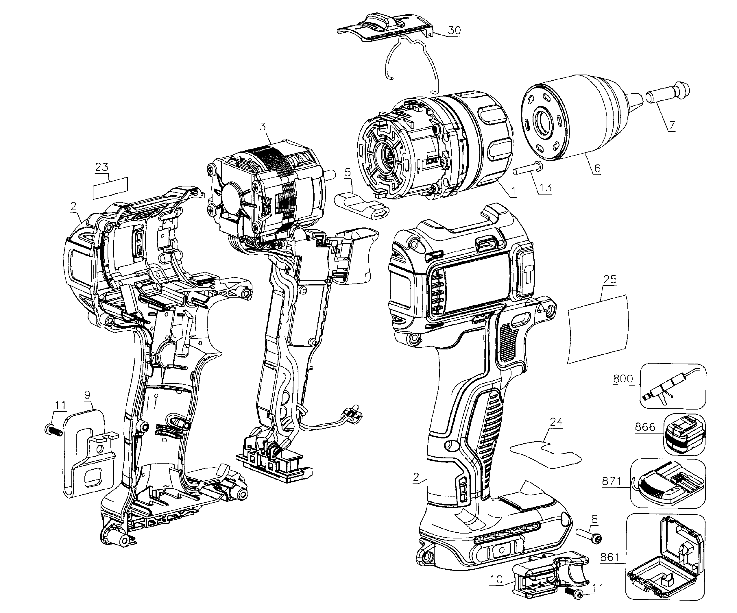 Drill assy