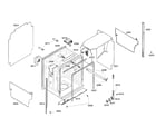 Thermador DWHD94EP/51 cabinet diagram