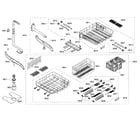 Thermador DWHD94EP/51 basket assy diagram