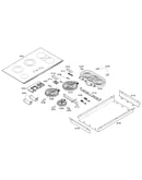 Cook top assy