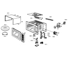 Thermador POM301/02 micro cabinet diagram