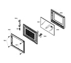 Thermador POM301/02 micro door diagram