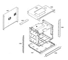 Thermador POM301/02 oven cabinet diagram