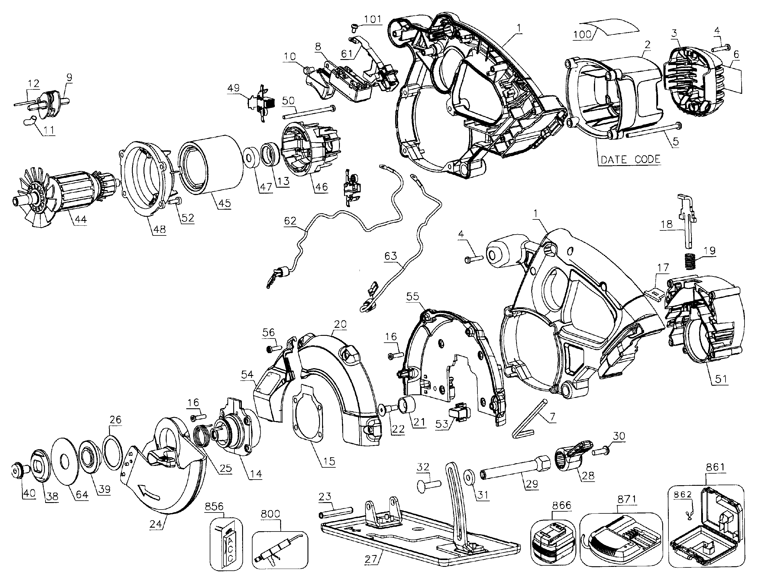 Saw assy
