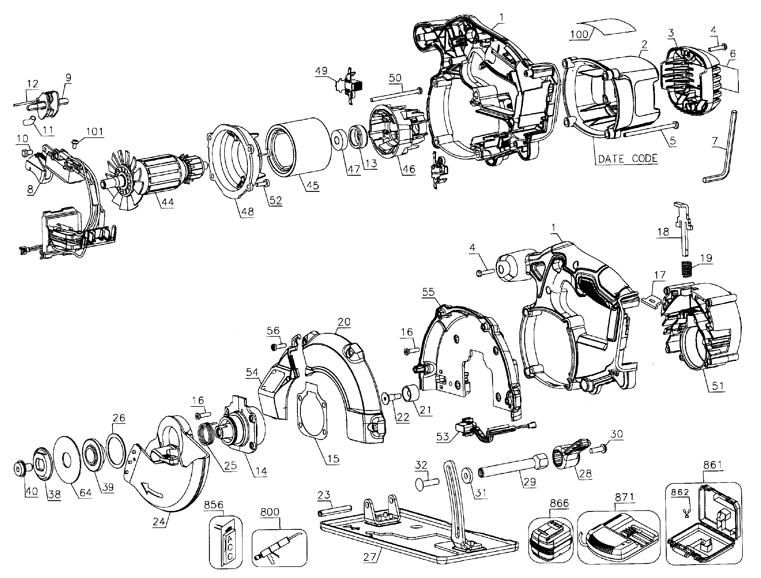 Saw assy