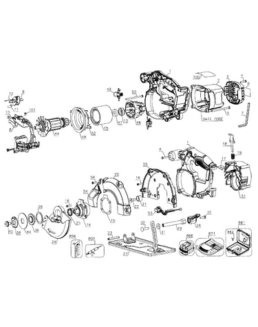 Saw assy