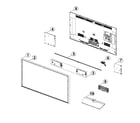 Samsung UN32H5500AFXZA-TS01 cabinet parts diagram